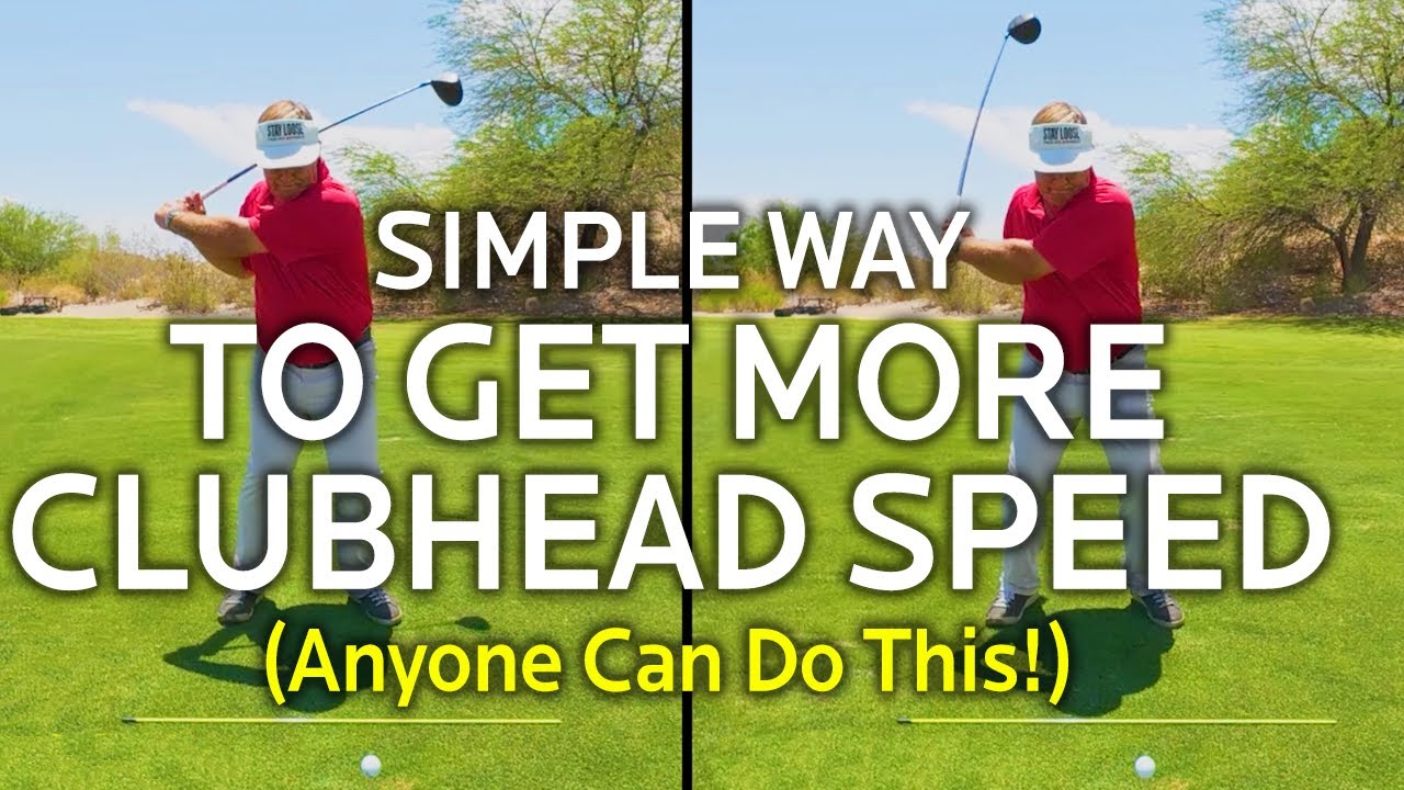 Simple Way To Get More Clubhead Speed!