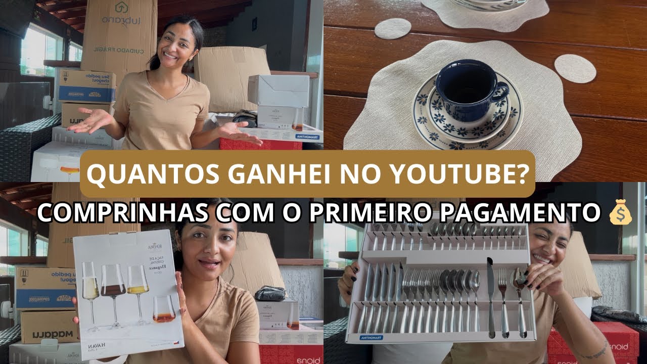 MONTANDO UM NOVO ENXOVAL PARA MEU TÃO SONHADO LOUCEIRO😍, TUDO COM MEUS PAGAMENTOS DO YOUTUBE😍😍😍😍