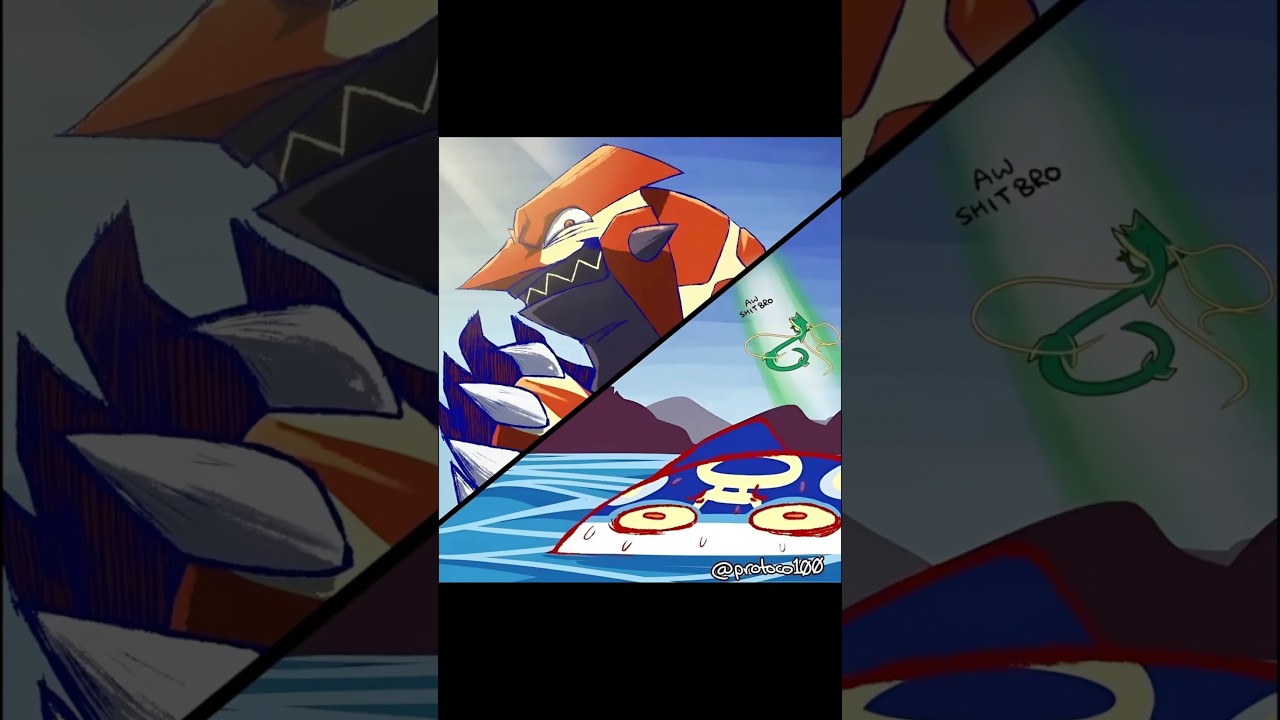 Groudon & Kyogre #pokemon #pokemonshorts #pokemoncommunity #groudon #kyogre #fyp