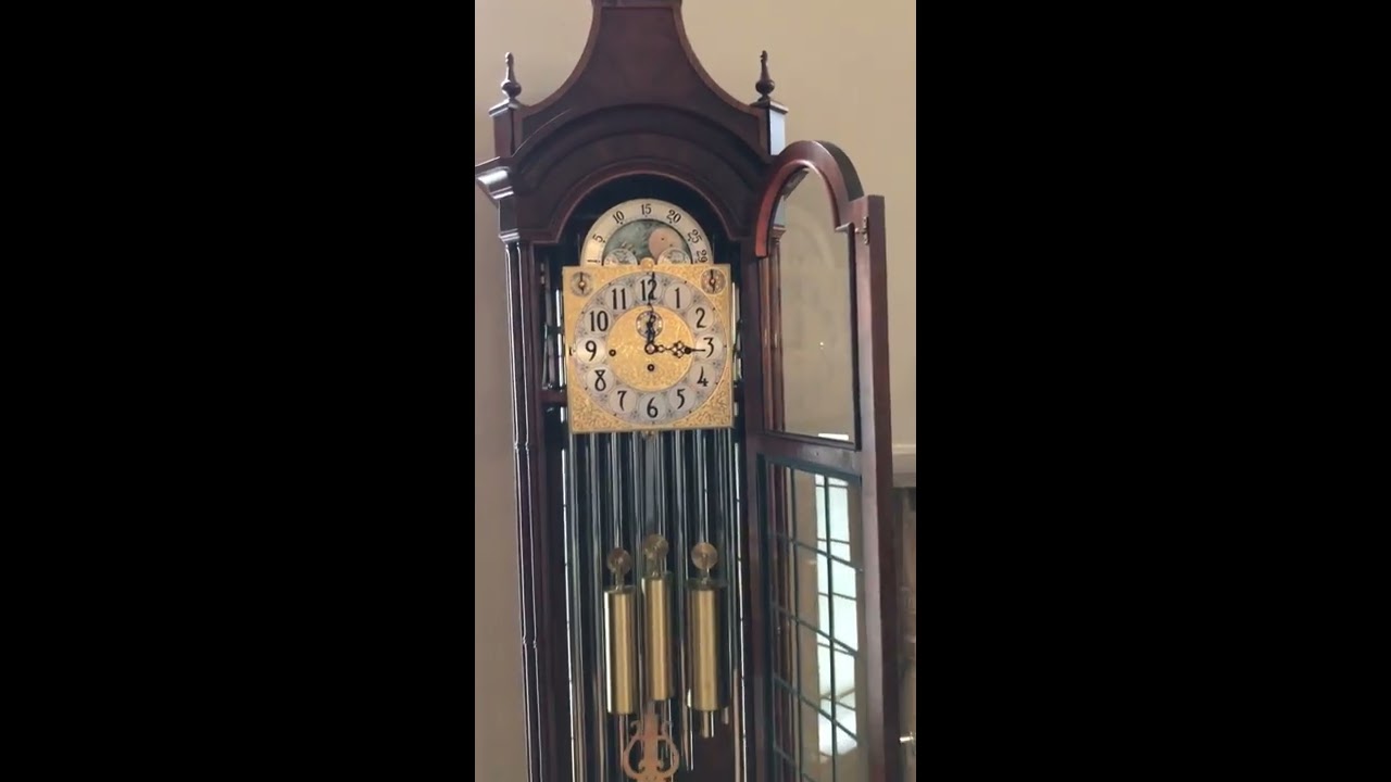 Herschede 1979 Edinburgh 9-Tube Grandfather Clock - Whittington Chime