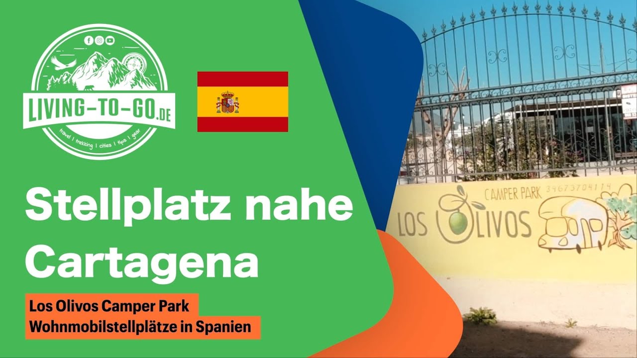 Wohnmobilstellplatz Los Olivos nahe Cartagena. Toller Platz mit allem, was das Camperherz begehrt