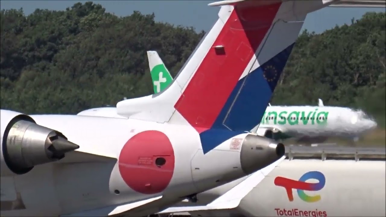 Plane spotting at Nantes Atlantique international airport during summer 2022