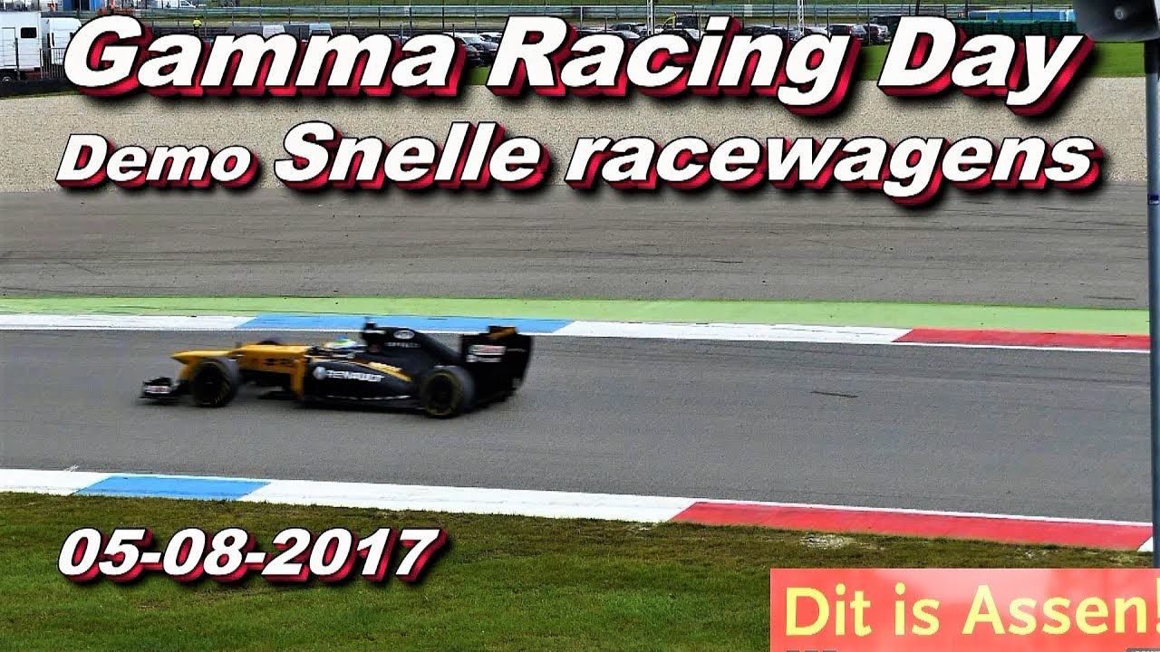 Gamma Recing Day Demonstratie snelle Racewagens 05 08 2017