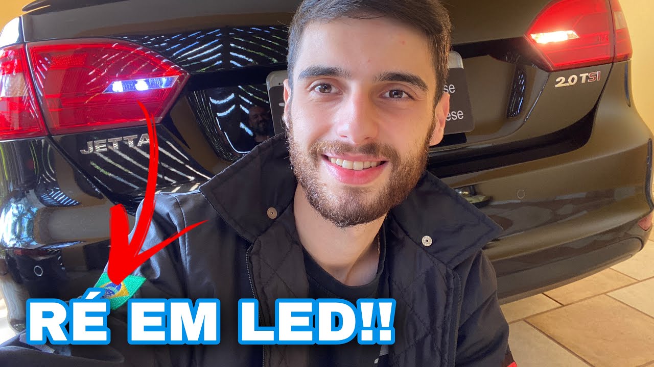 LÂMPADAS DE RÉ EM LED NO JETTA TSI 2014!! - FICA ESTETICAMENTE BEM MAIS BONITO!! - DAVID BARRESE