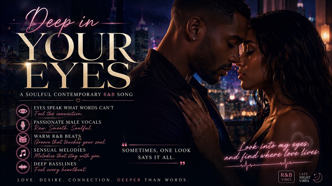 Deep in Your Eyes #DeepInYourEyes | Smooth Contemporary R&B | Soulful Male #2025song #viralsong