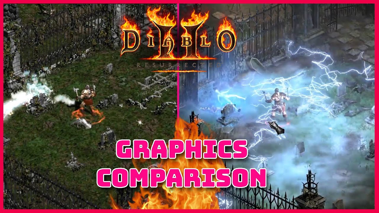 Diablo 2 VS Diablo 2: Resurrected - Graphics comparison