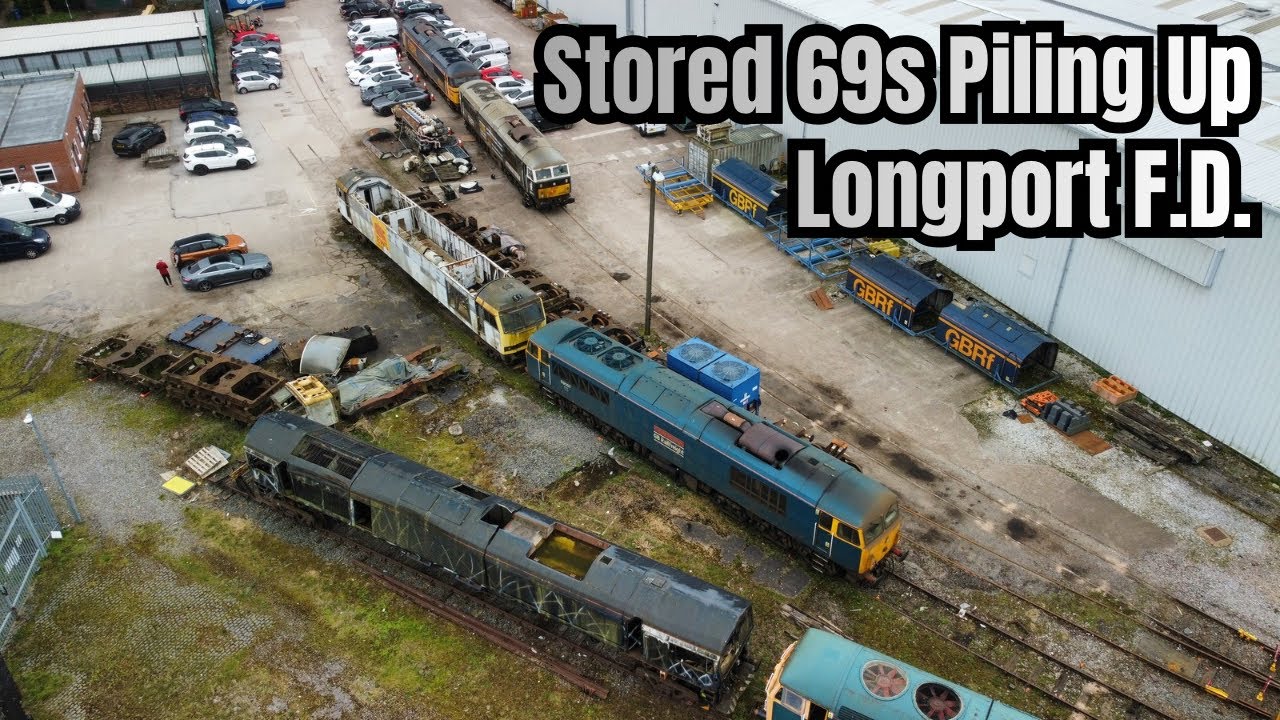 Did The Class 69 PROJECT Eventually Go Pear Shaped !! NEW Longport Sidings all READY&hellip;. Drone Video 