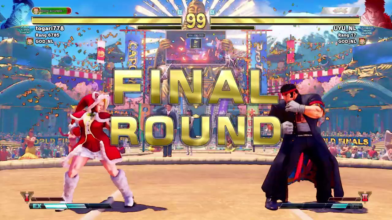 SFV v4 0 RYU Win CAMMY Grandmaster 6