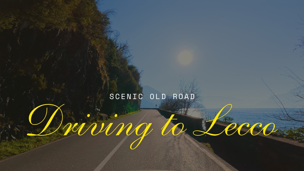 Driving to Lecco, Italy via the Scenic Old Road | Feel the Pre-New Year Atmosphere