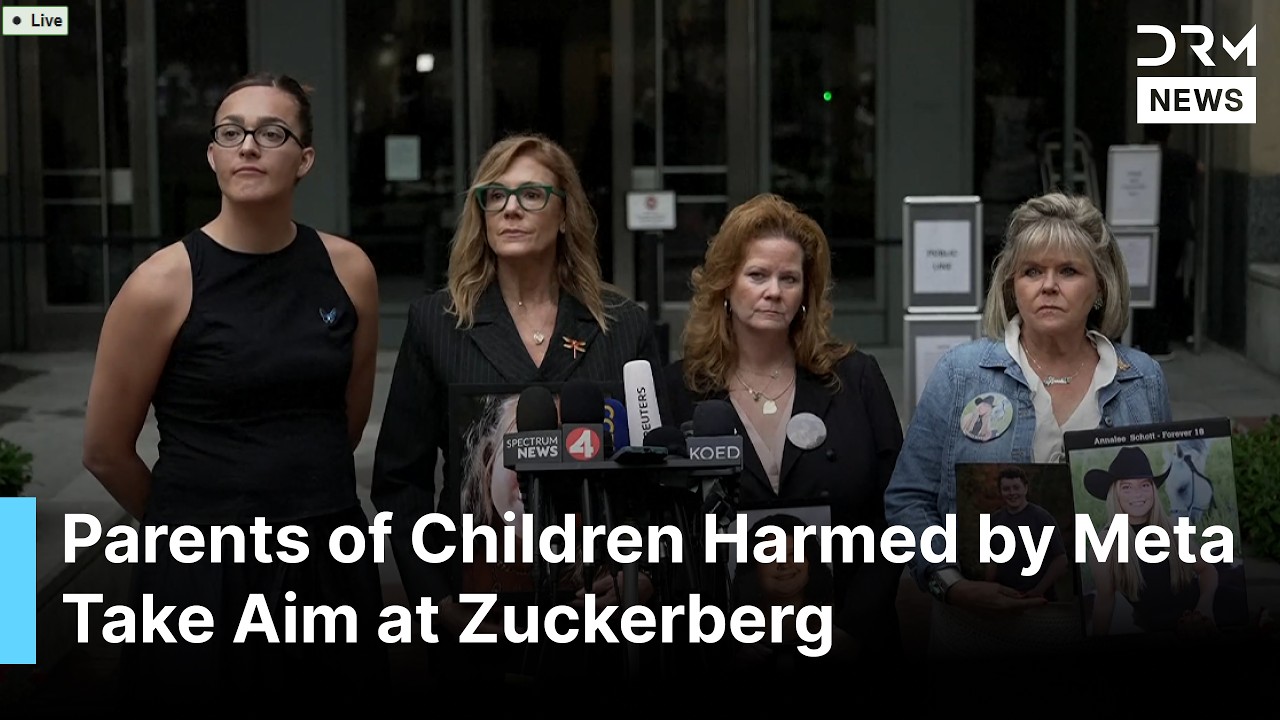 FULL PRESSER: Meta Trial Victims & Parents Unite to Slam Zuckerberg, Demand Accountability | AI1G