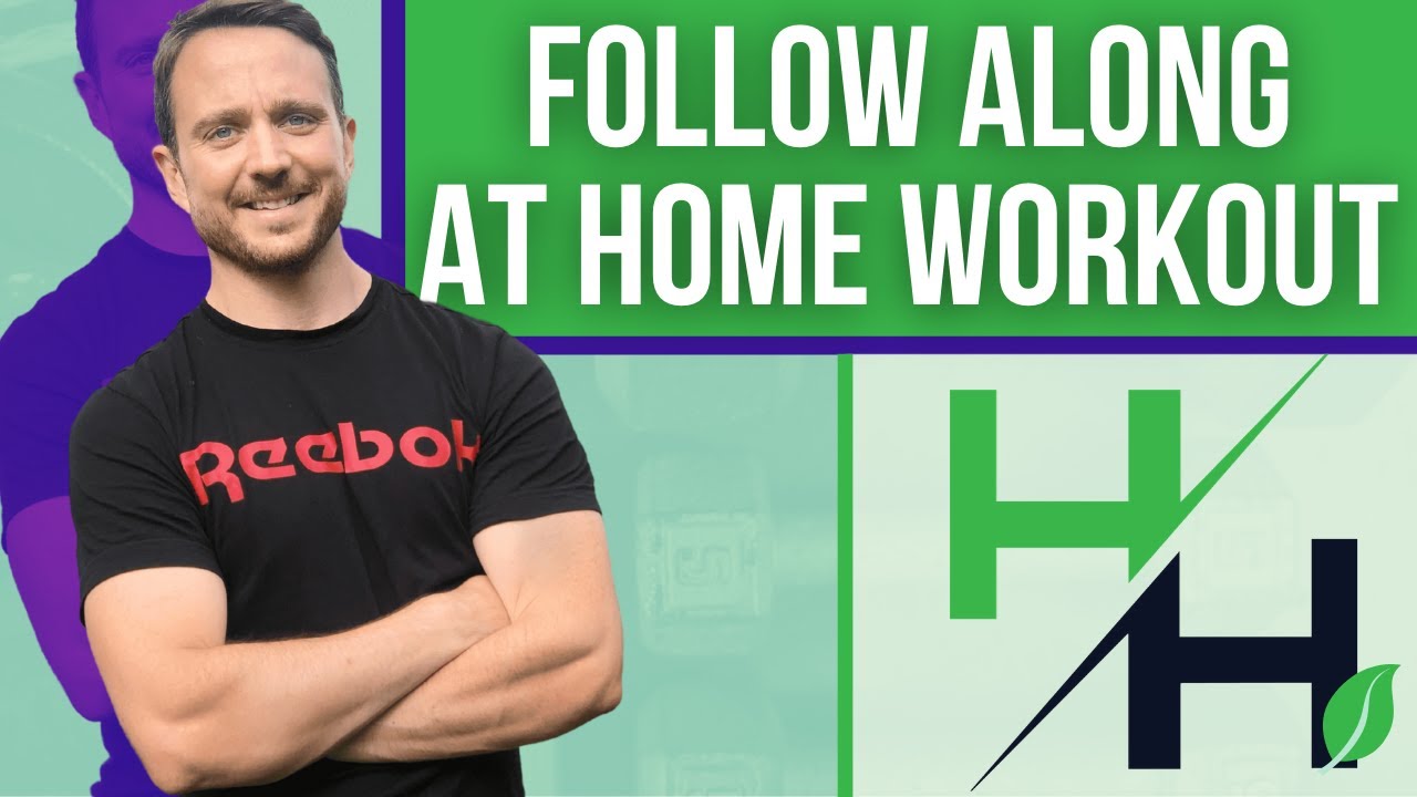 Full Body Follow Along Workout at Home for Beginners with little to no equipment | The Healthy Habit