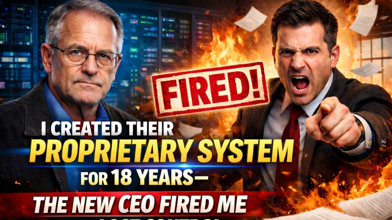 After 18 Years Building Their Core Software, the New CEO Fired Me—Then the Calls Turned Desperate.