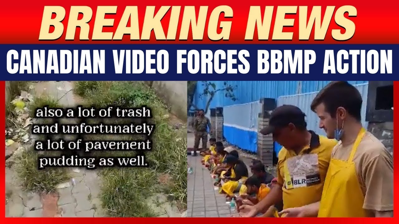 BBMP Chief Eats Snacks On Bengaluru Footpath After Canadian&rsquo;s Viral Video  | News9