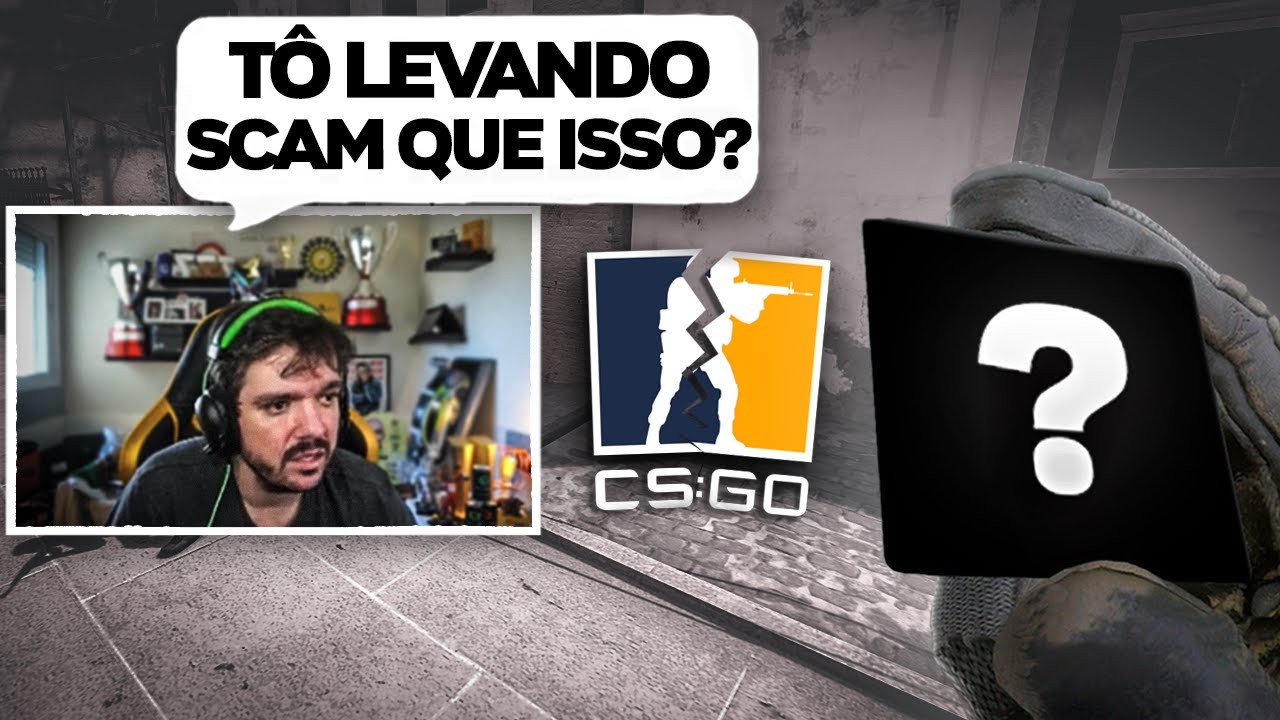 GAULES E TODO MUNDO DO CS LEVANDO SCAM DA VALVE!