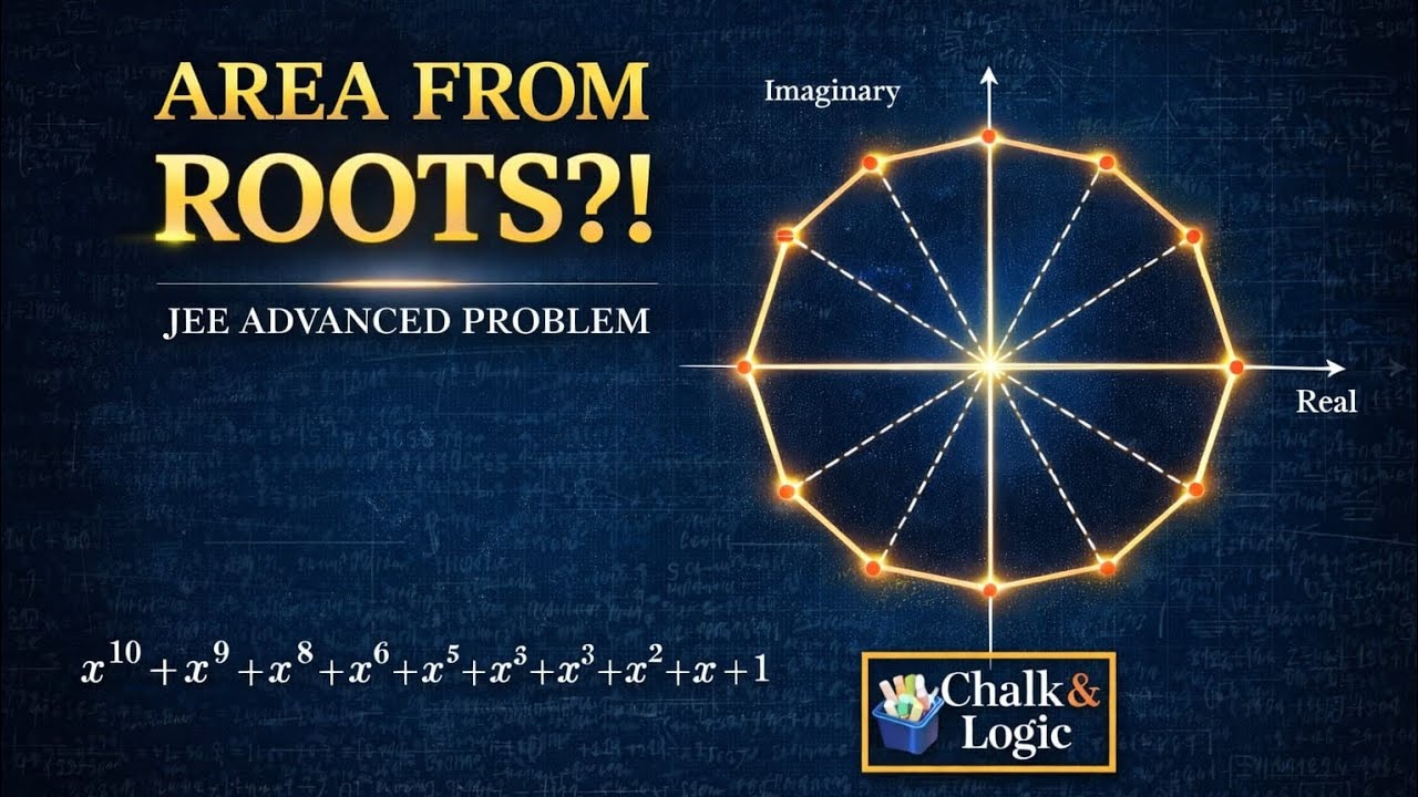 When Algebra Becomes Geometry | Area from Complex Roots