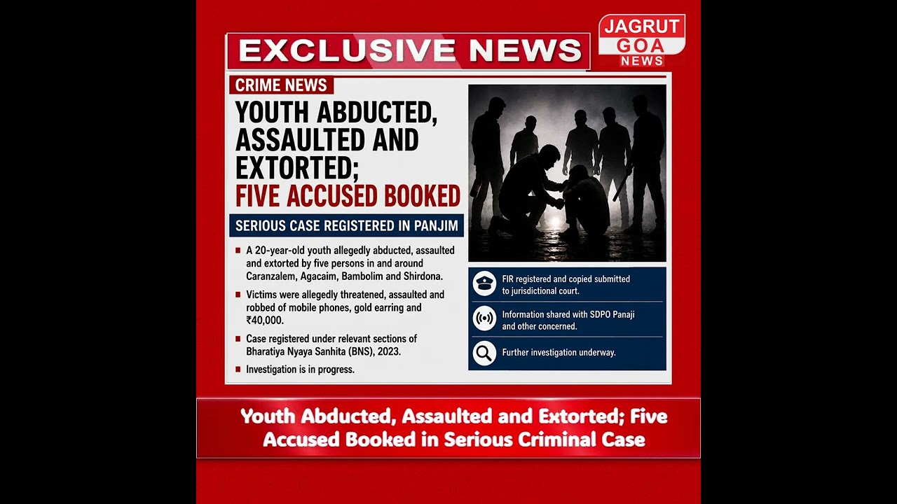 Youth Abducted, Assaulted and Extorted; Five Accused Booked in Serious Criminal Case