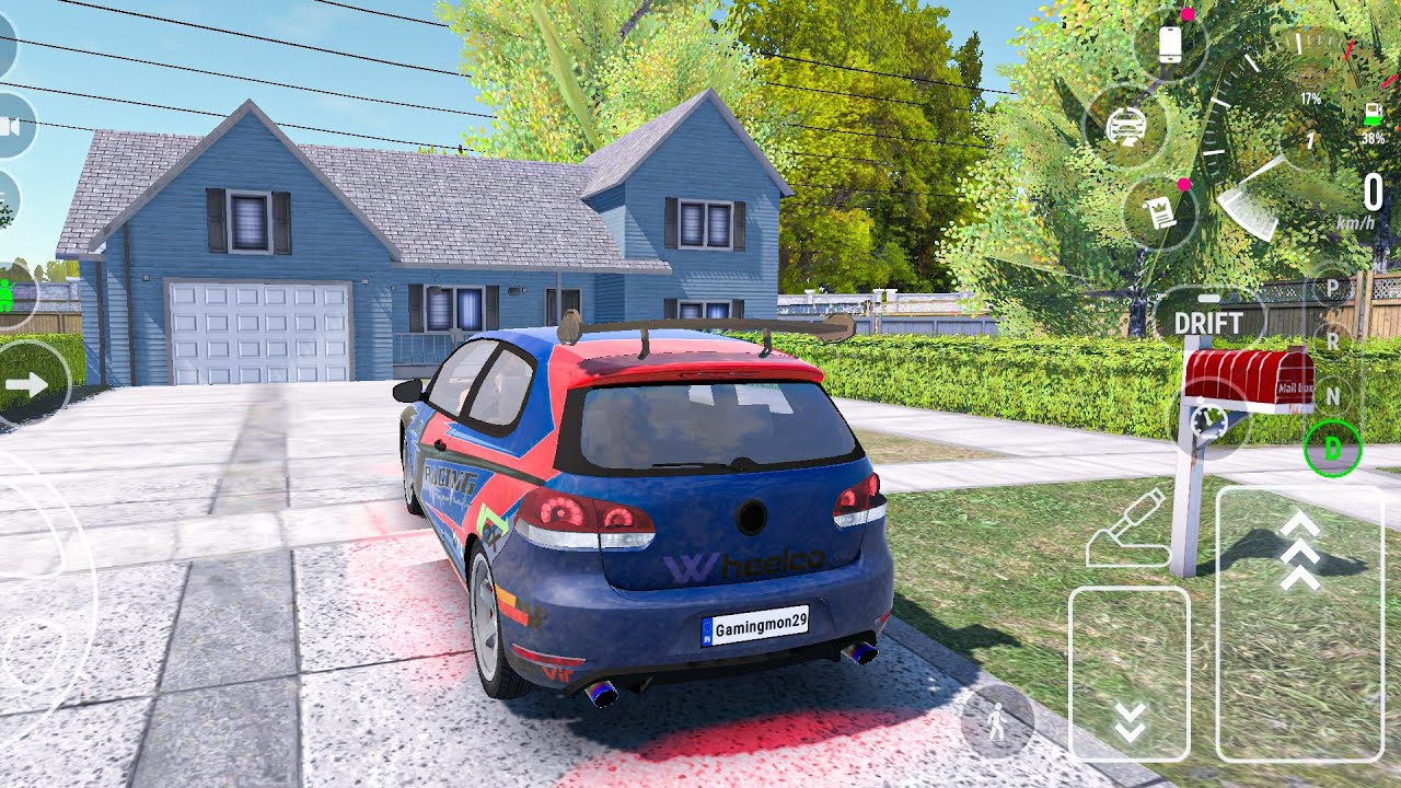 Car Parking Driving School Volkswagen Golf r35 ! Volkswagen polo GT😱 jumping 