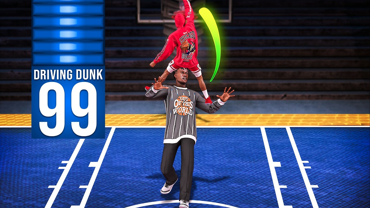 This Is What A 99 Dunk PURE SLASHER Looks Like... (nba 2k24)