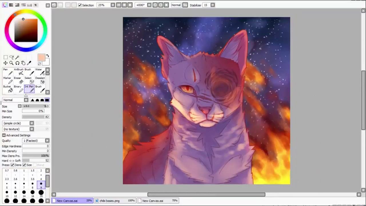 Frozen fire Speedpaint