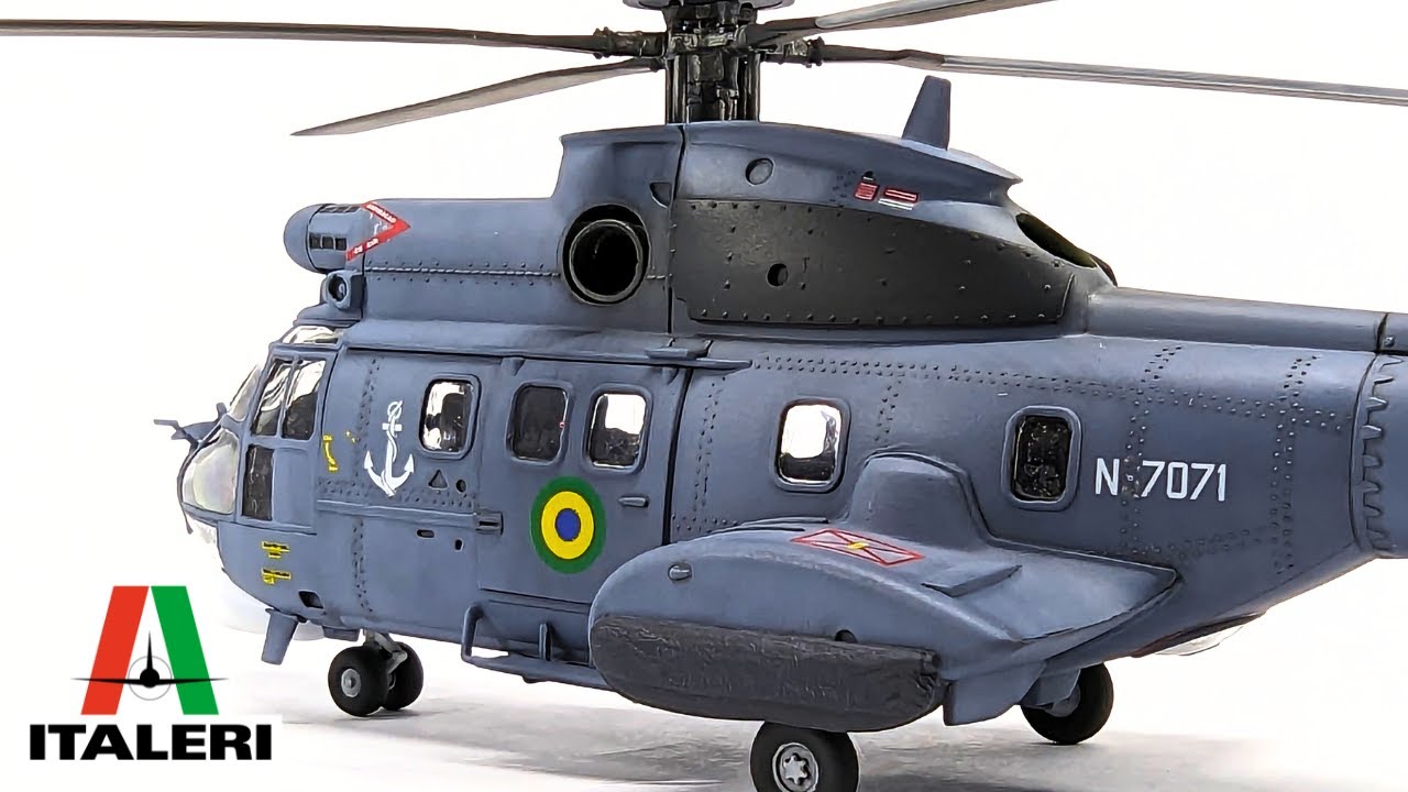 Italeri 1/72 Scale AS-332 Super Puma. Brazilian Navy. Whirlybirds Group Build Entry.