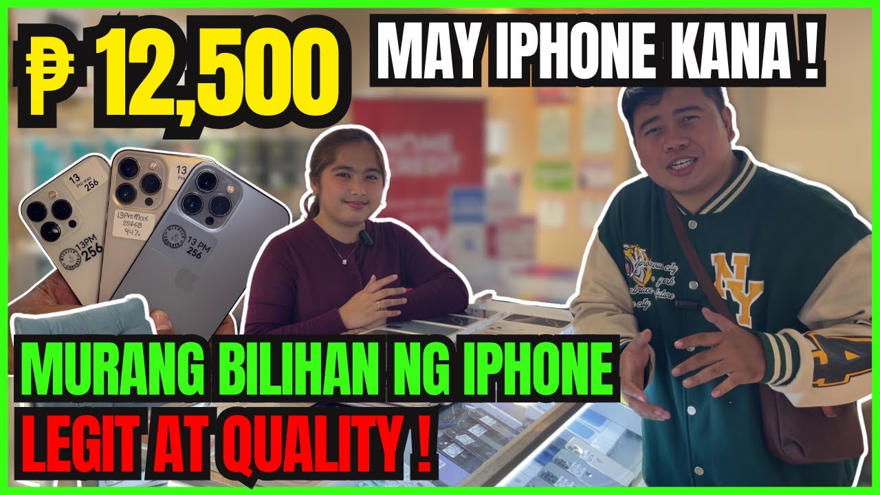 ₱12,500 LANG MAY iPHONE KANA! BAGSAK PRESYO SA GREENHILLS! || It's Me Jay-Em