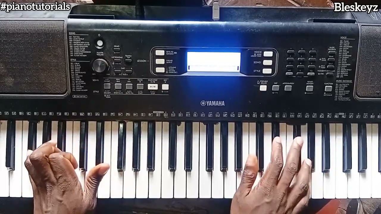 HOW TO BALANCE THE LEFT HAND (BASS)AND THE RIGHT HAND (LEAD) WHEN PLAYING PRAISE SONGS #bleskeyz