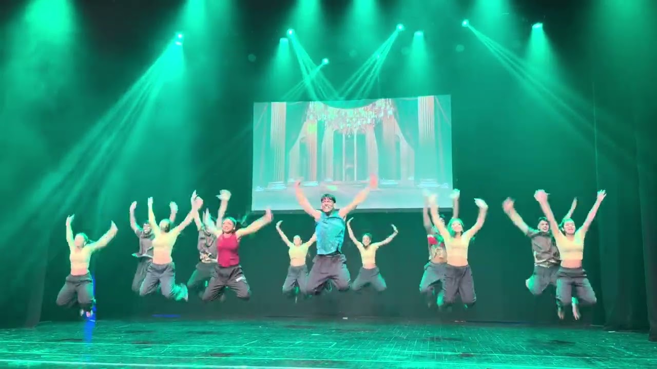 Anik with his UCL team at justbollywood competition 