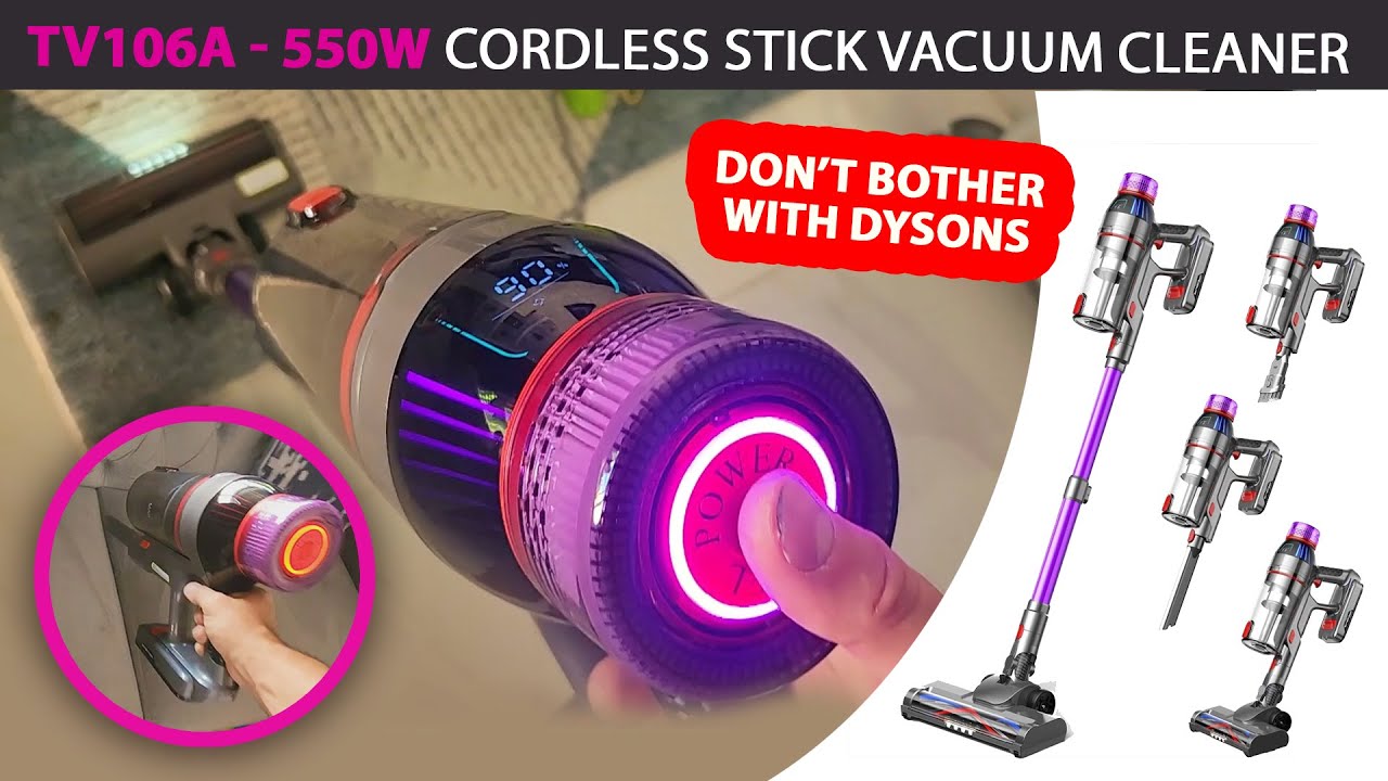 Протестировано клон Dyson! Обзор и тест беспроводного пылесоса TV106A MQDXE мощностью 550 Вт