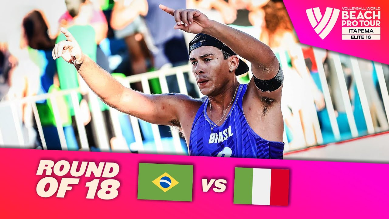 Evandro/Arthur vs. Alfieri/Ranghieri - Round of 18 Highlights | Itapema 2025 #BeachProTour