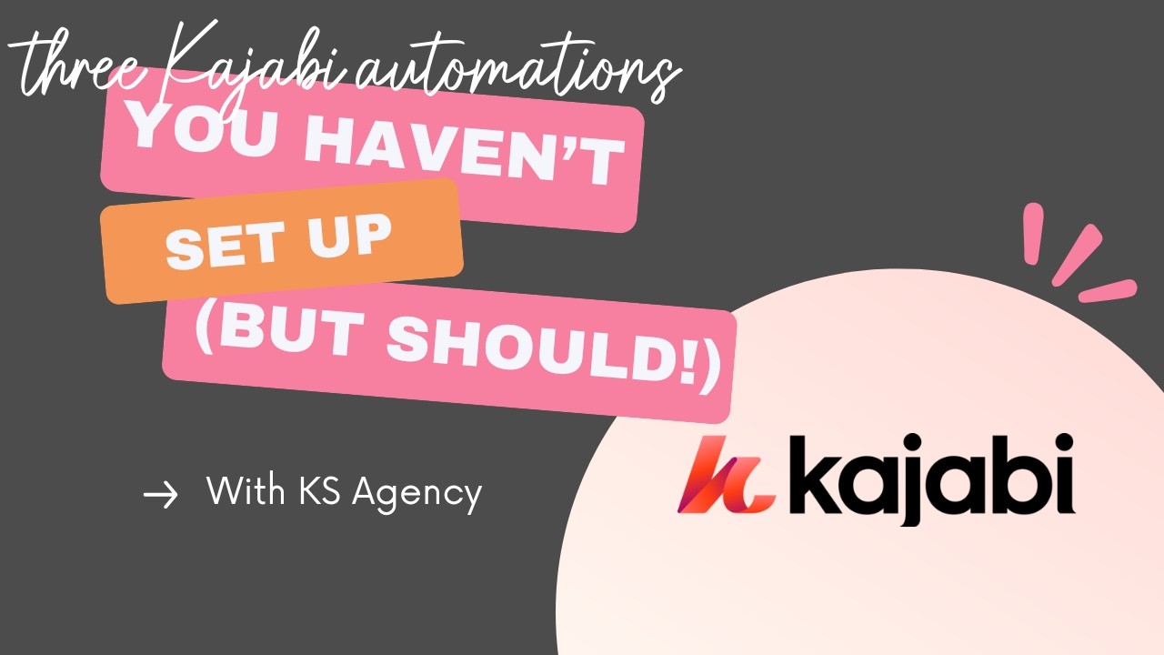 3 Kajabi Automations You Haven’t Set Up (But Should!)