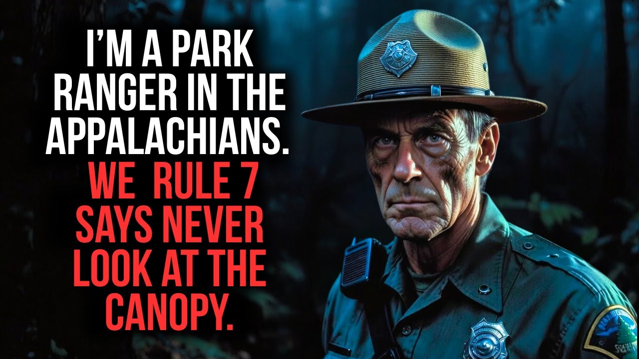 I’m a park ranger in the Appalachians. Rule 7 says never look at the canopy.