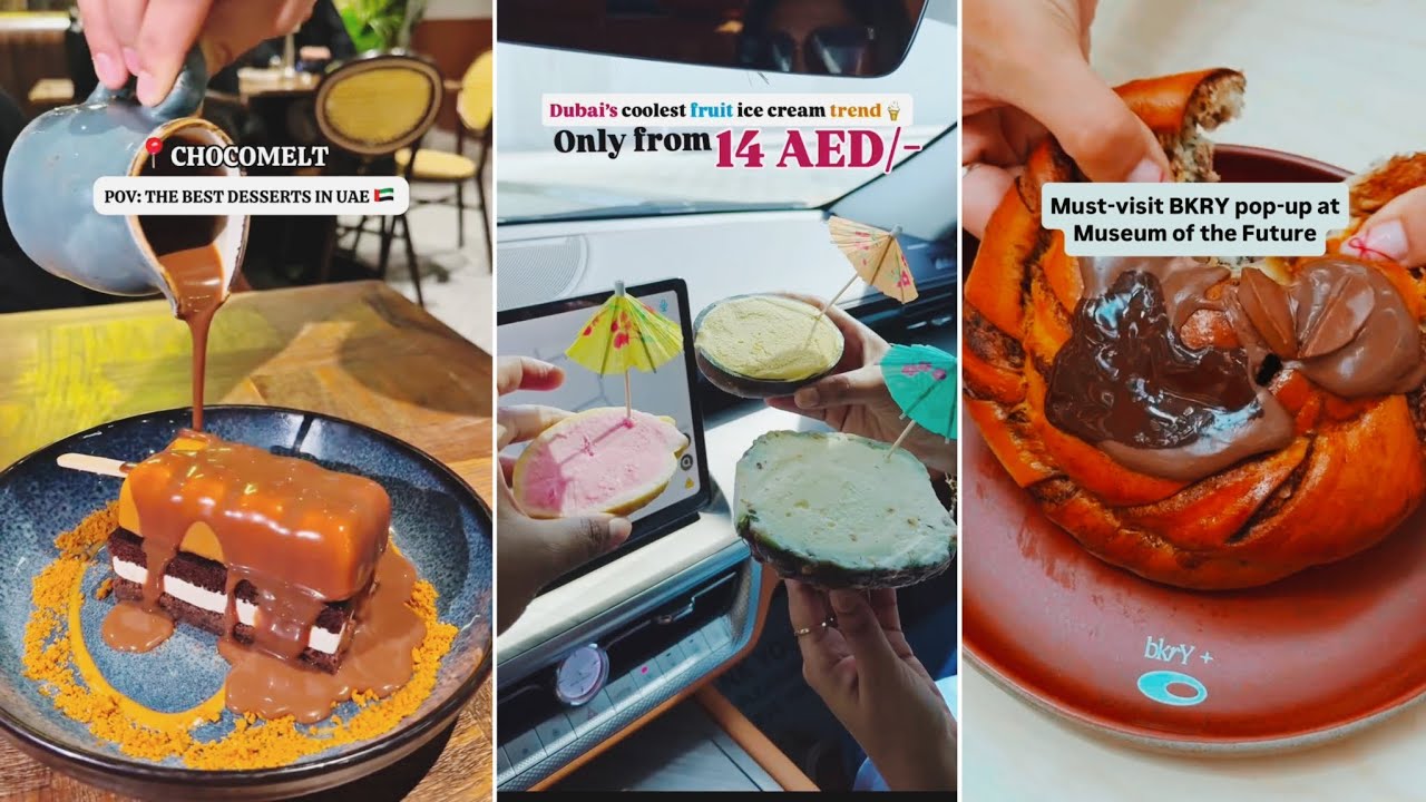 Dubai's ultimate dessert guide for Every Sweet Tooth #dessertsofdubai #dubaimusthave #trending #uae 
