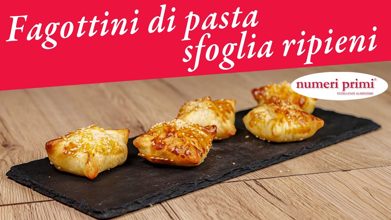 Fagottini di pasta sfoglia ripieni