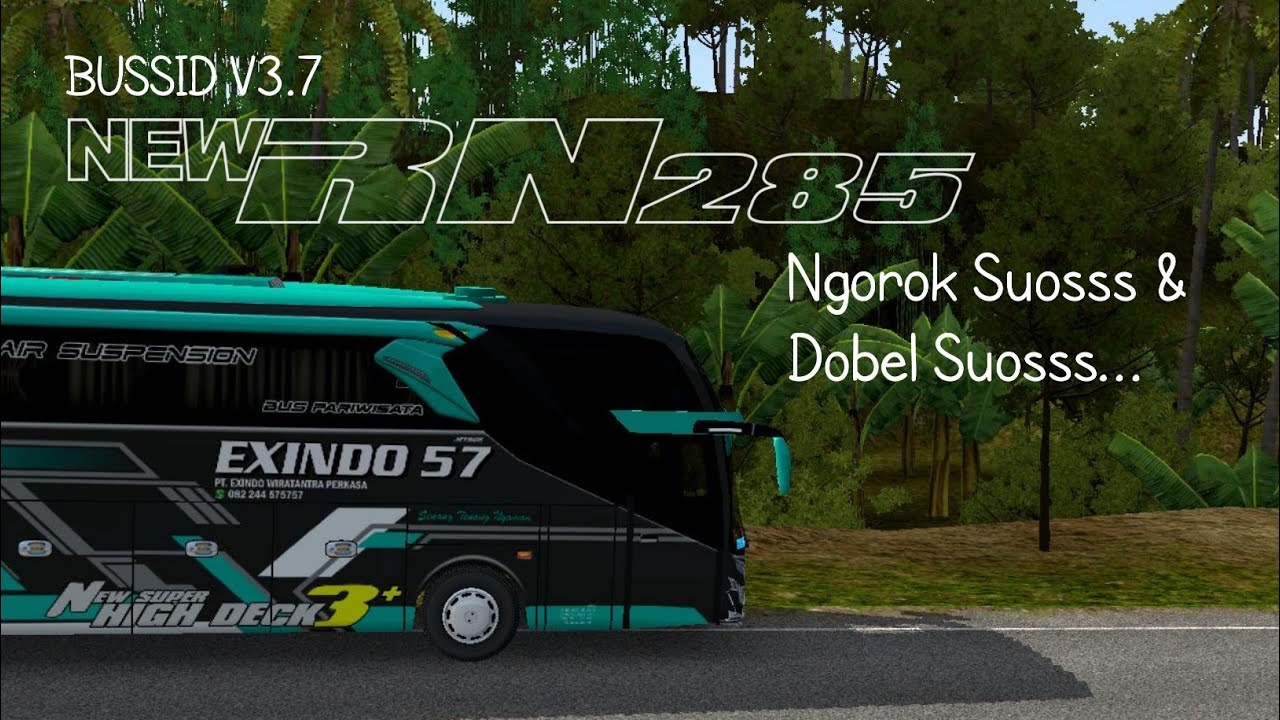 RILIS KODENAME HINO RN285 NGOROK SUOS/DOBEL SUOS KLAKSON BASURI V3||BUSSID V3.7.1