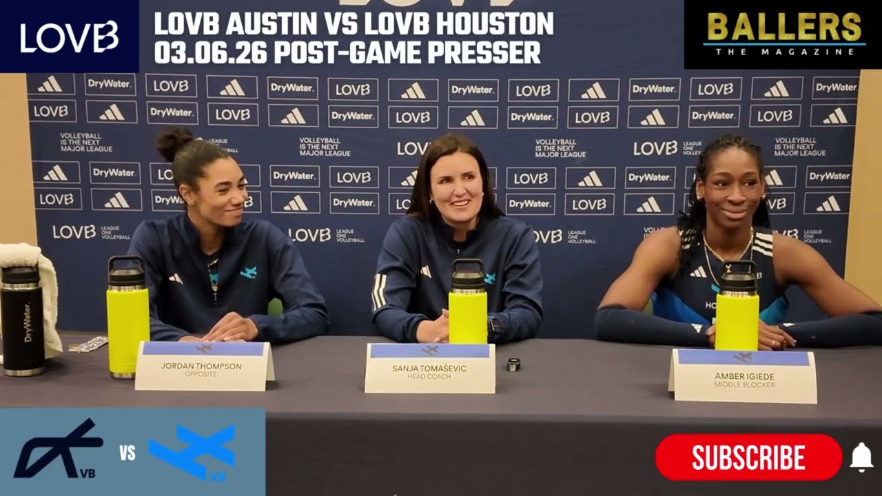 LOVB Houston: Postgame Press Conference vs LOVB Austin | League One Volleyball | 03.06.26