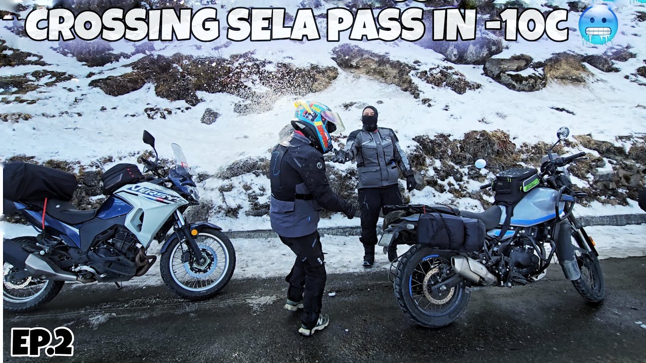Crossing Mighty Sela Pass in -10c Journey continued for Gonkarna Lake Arunachal Pradesh Ep 2