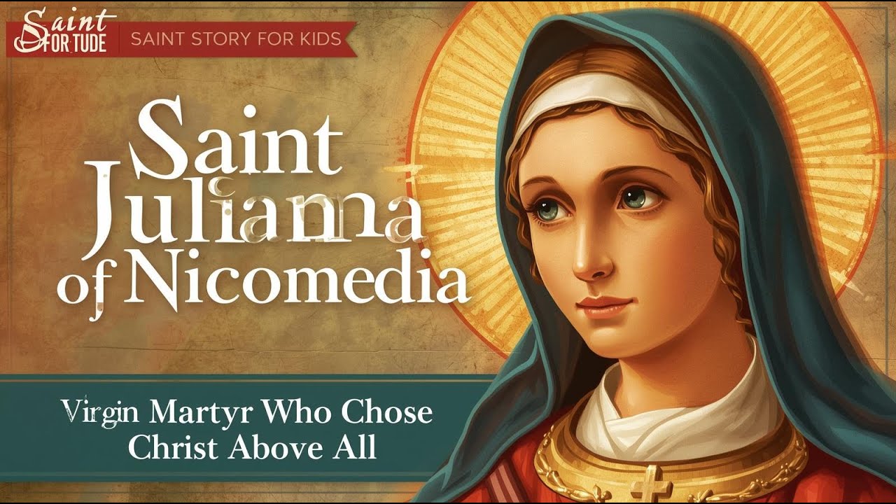 Saint Juliana of Nicomedia | Virgin Martyr Who Chose Christ Above All | Saint Story for Kids
