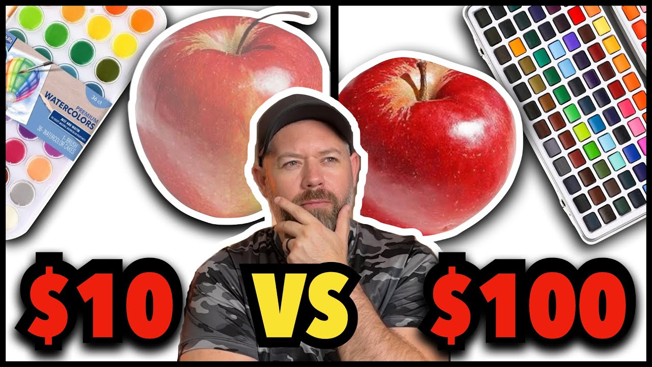 Does watercolor paint quality REALLY matter? Cheap vs Quality