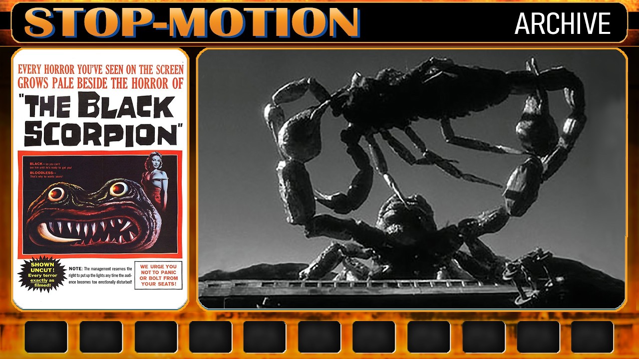 The Black Scorpion (1957) Stop-Motion shots
