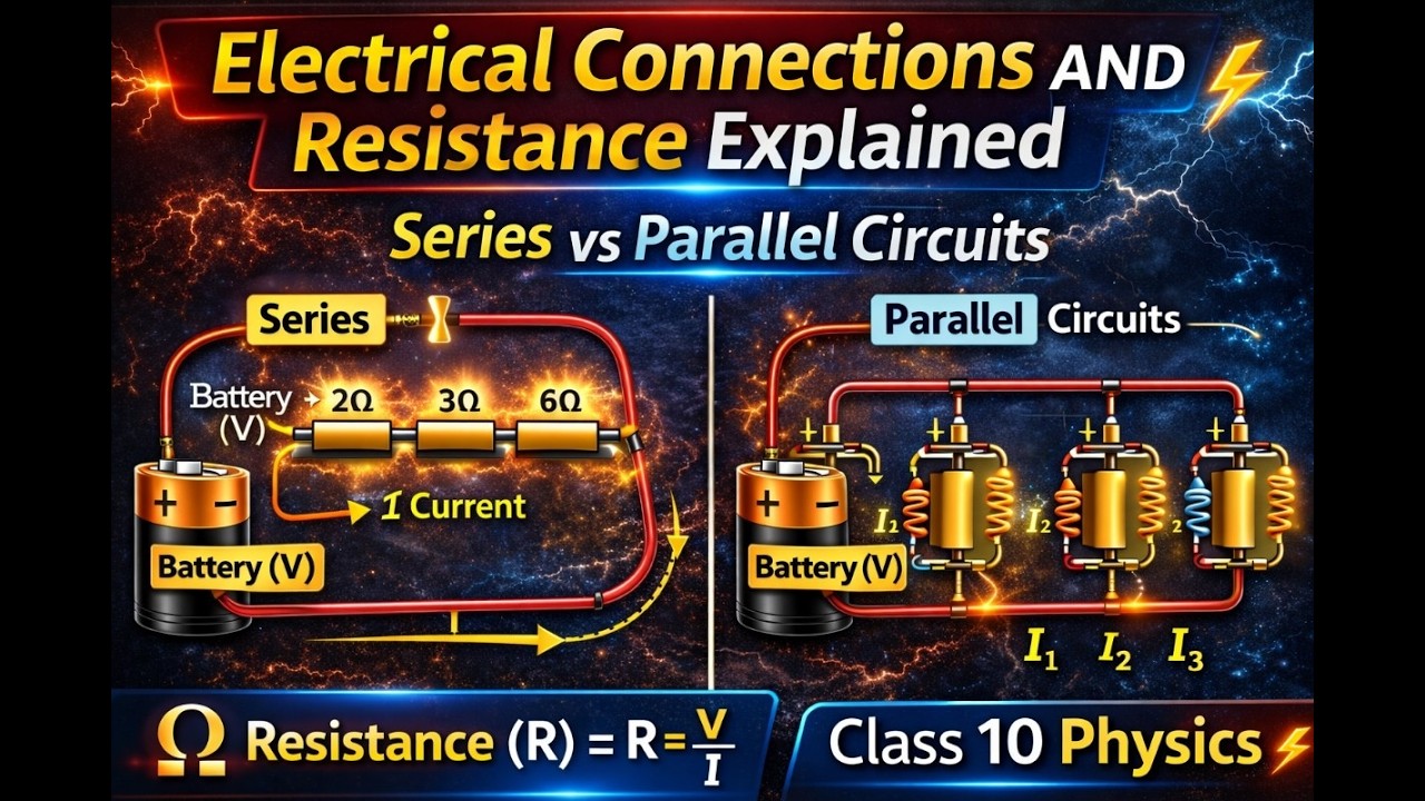 Electrical Connections and Resistance Explained Series Parallel Circuits Class 10 Physics