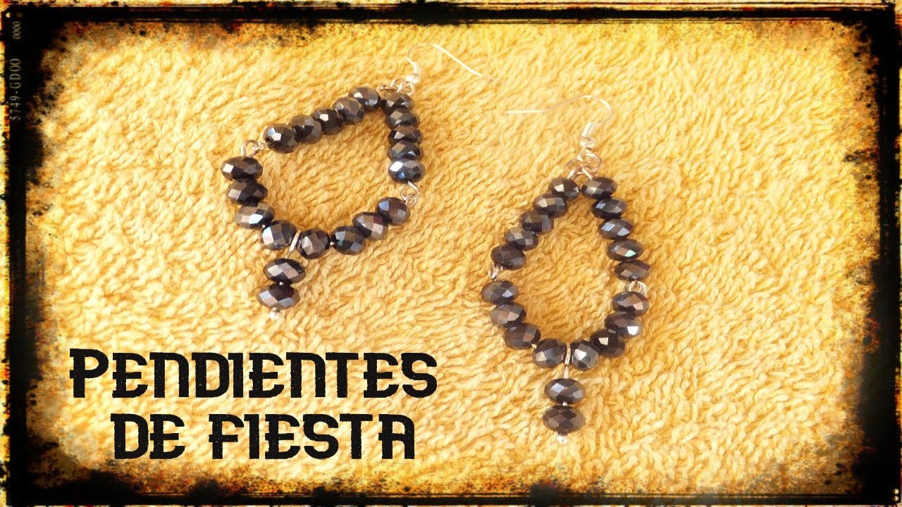 Pendientes para fiestas especiales. Earrings for special parties.