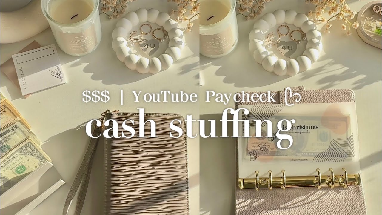 OCTOBER CASH STUFFING ᥫ᭡ | YouTube Paycheck