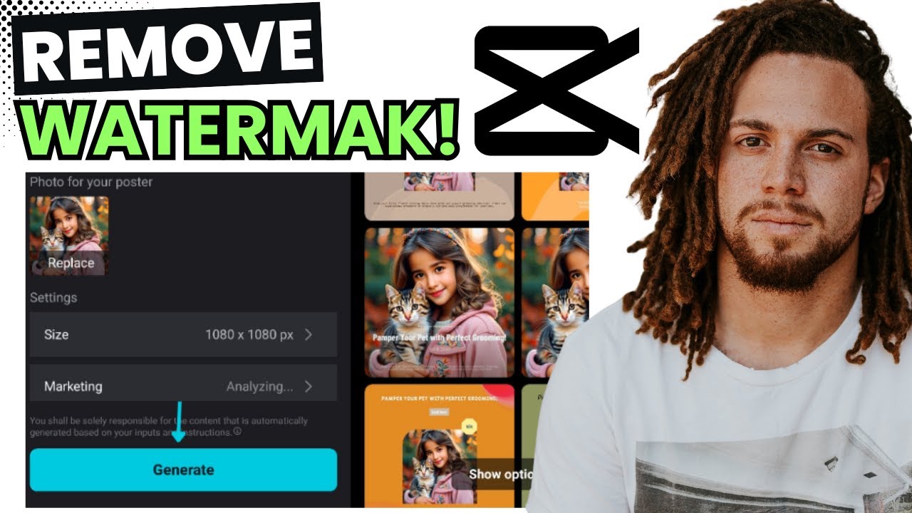 How To Remove AI Generated Watermark in CapCut 🔍 | Step-by-Step Tutorial 2025 🎬