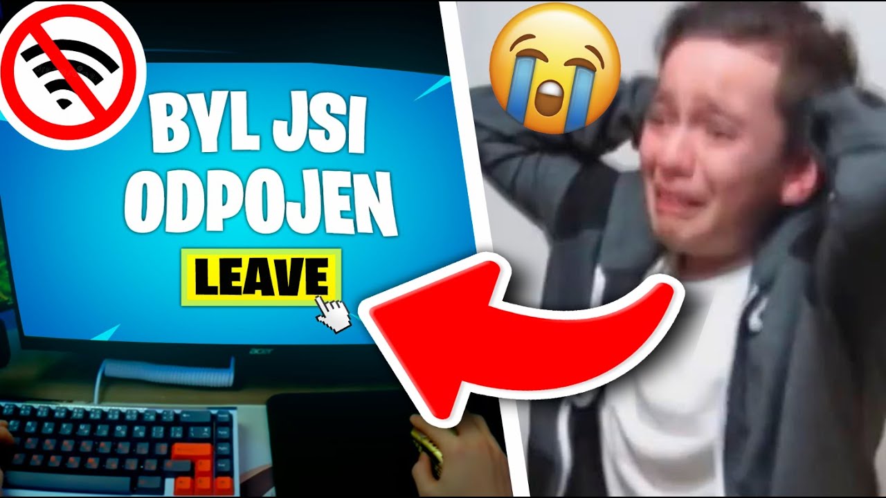 MÁMA MU VYPLA WI-FI PŘI HRANÍ FORTNITE!