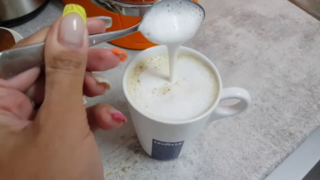 Как приготовить капучино в кофемашине Guzzini Lavazza Blue