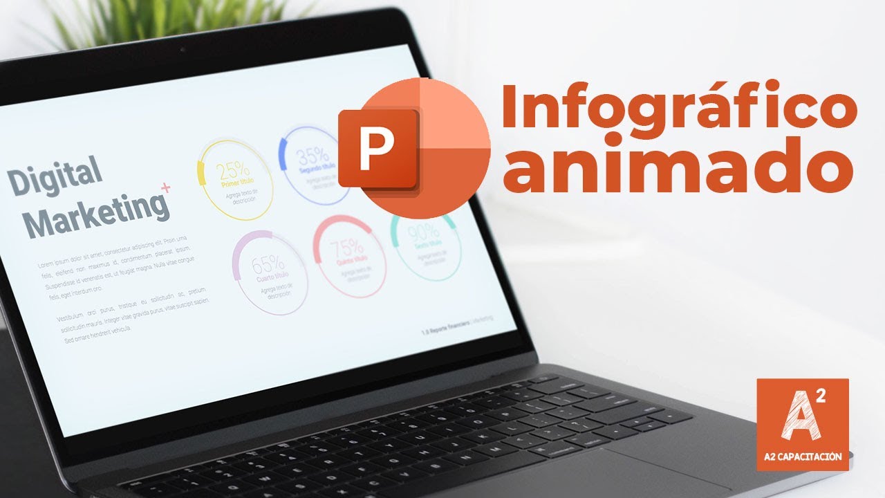 Hermoso Infográfico animado en Power Point