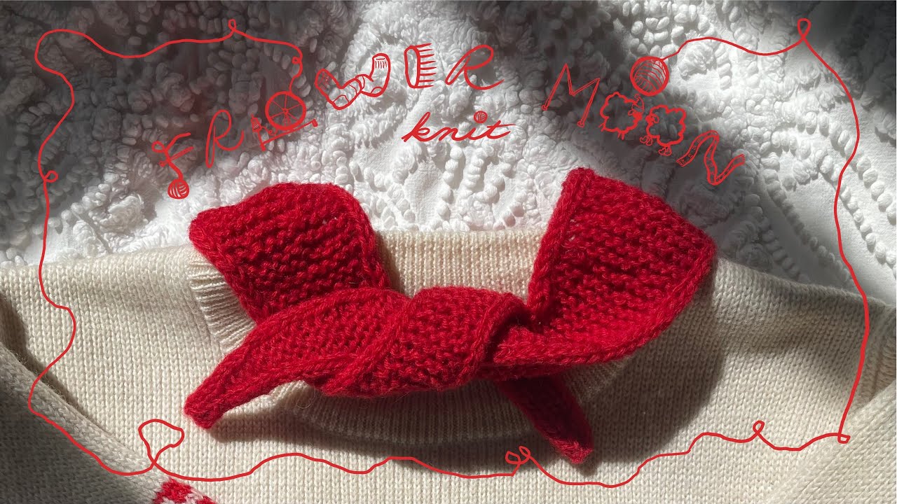ミニスカーフの作り方 たった1玉で編めちゃうから編み針デビューに最適！Beginner knitting scarf tutorial #編み物 #knitting
