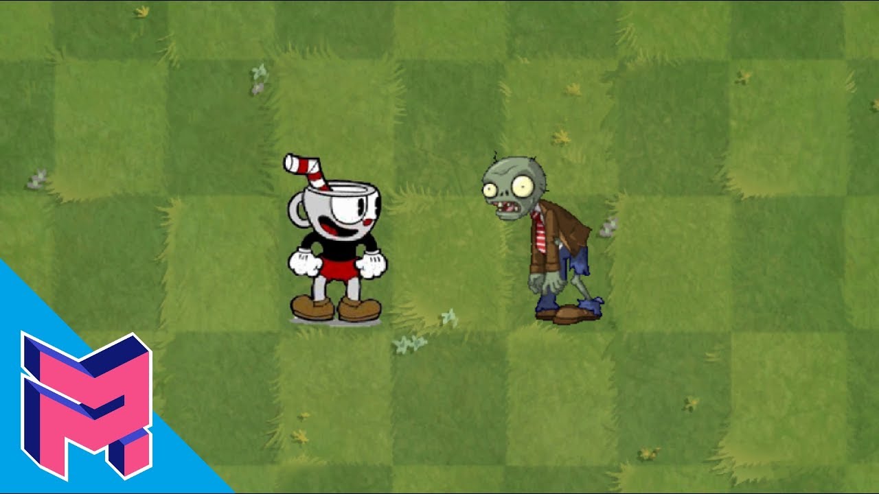 Cuphead vs Plants vs Zombies Hack Animation
