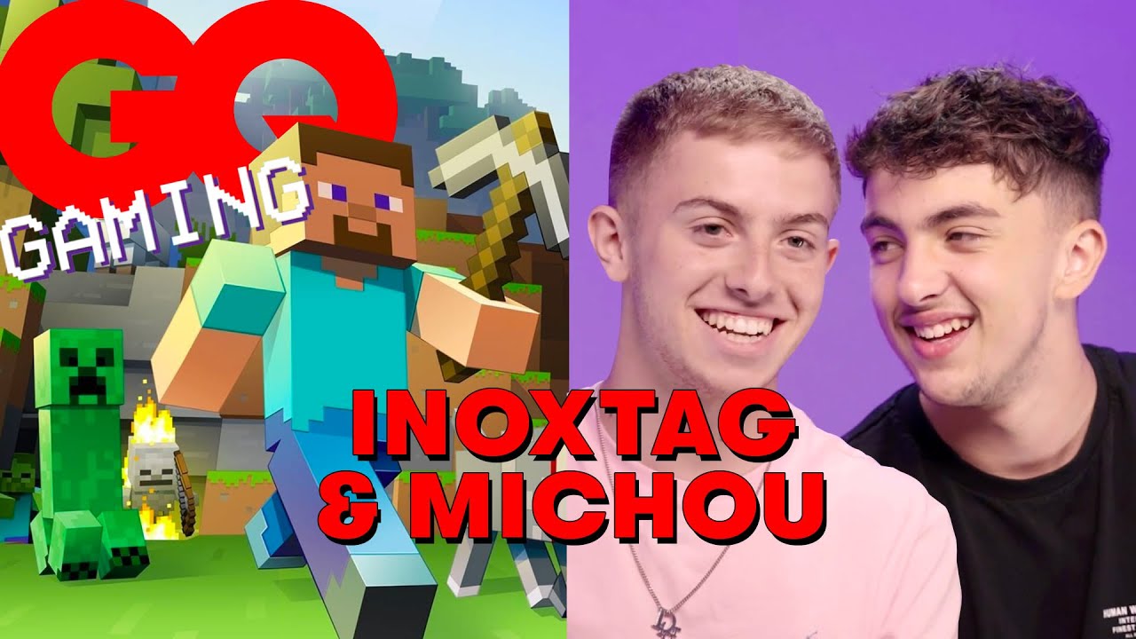 Michou et Inoxtag jugent 6 succès du gaming | Minecraft, Among Us, Super Mario Bros... | GQ