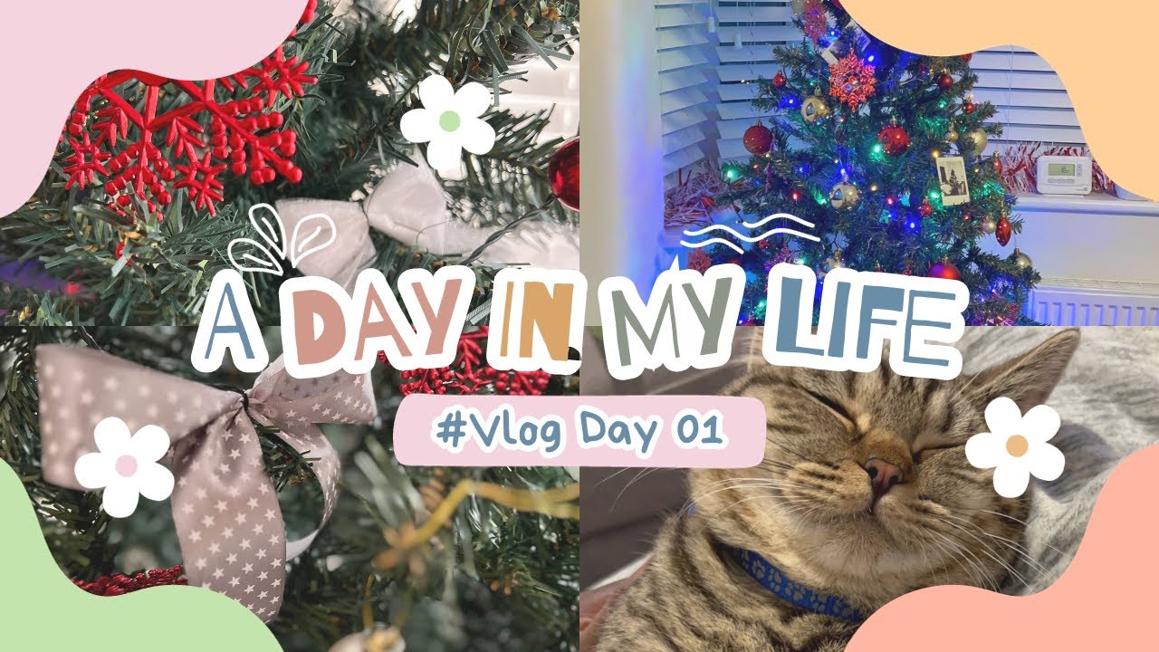 How I Set Up My First Christmas Tree Ever | A Day In My Life Vlog